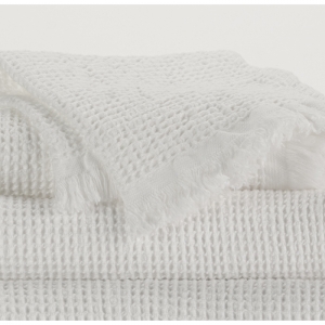 waffle handdoek 100 white