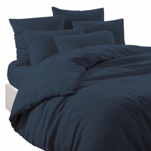 Donsovertrek + slopen denim