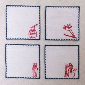 serviette linnen wit  