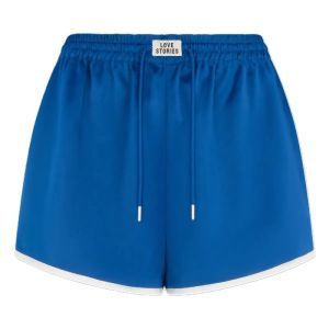 Short blauw  